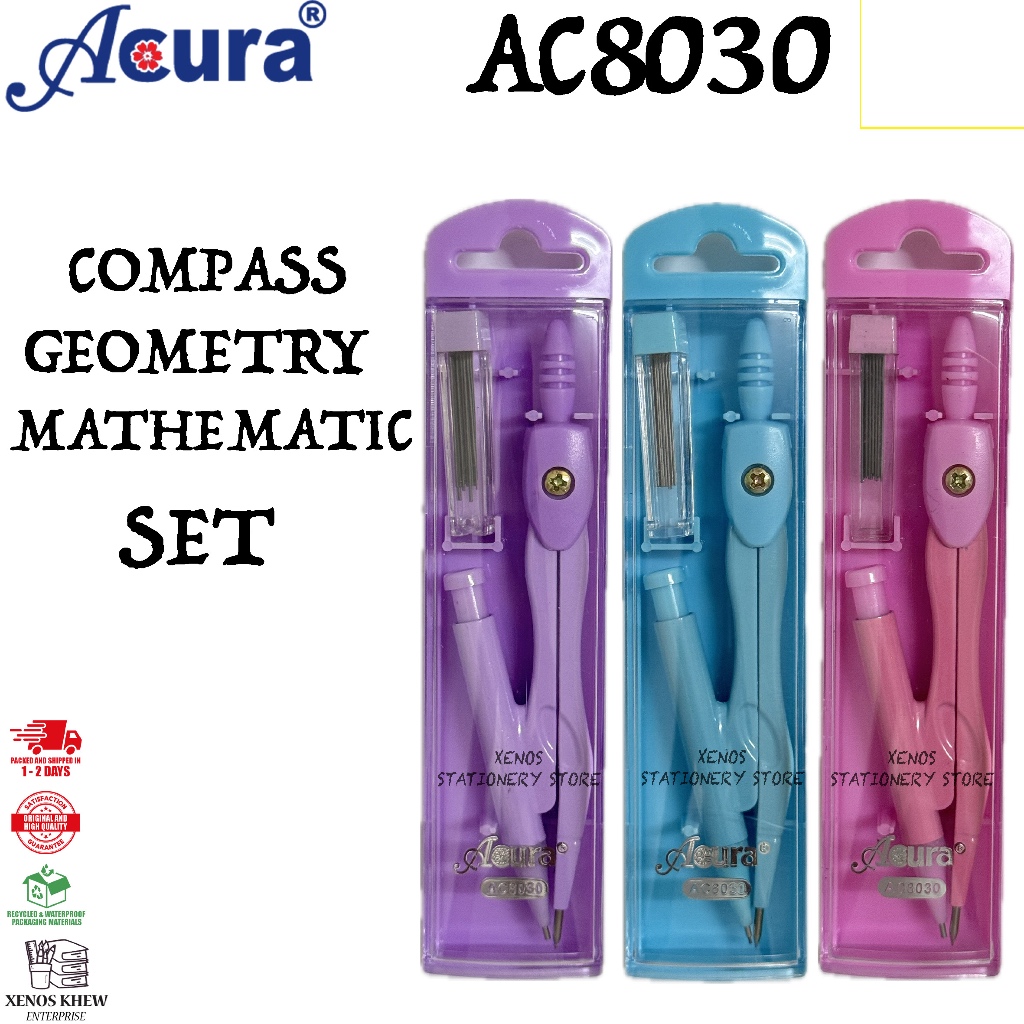 ACURA AC8030 STUDENT COMPASS / ชุดส่วนประกอบ AC8030 / XZB8180 STUDENT COMPASS