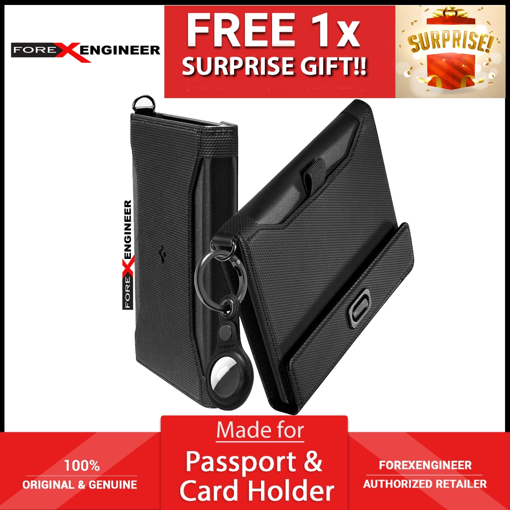Spigen Universal Passport Holder fit 4 Cards, Passport, Sim Cards และ Boarding Pass