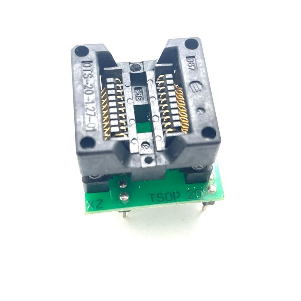 SOIC20 SOP20 300 MIL EEPROM โปรแกรมเมอร์อะแดปเตอร์ซ็อกเก็ต IC Wellon XPROG BEEPROG