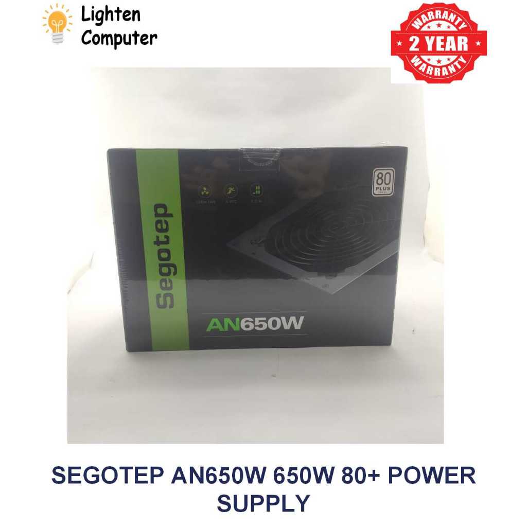 ใหม่ SEGOTEP AN550W 550W / AN650W 650W 80+ | เอทีเอ็กซ์ | พาวเวอร์ซัพพลาย | PSU
