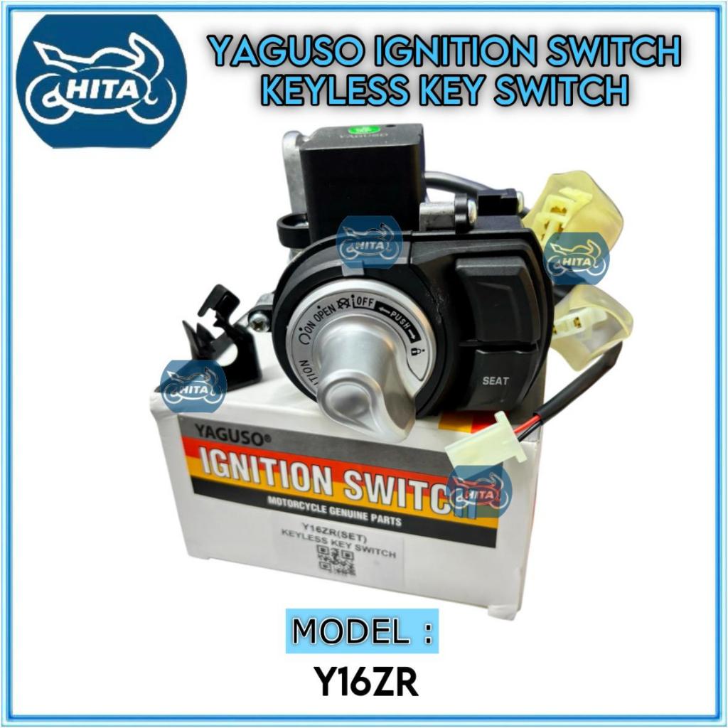 YAGUSO Y16ZR LOCK KEYLESS KEY SWITCH MAIN SWITCH ที่นั่งล็อค KEY KUNCI SET