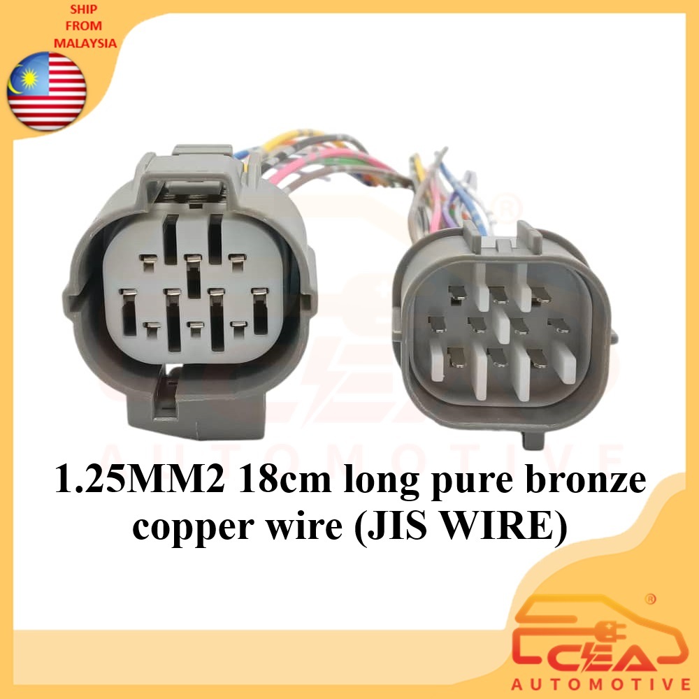 10 PIN 1 ชิ้นเหมาะสําหรับ HONDA AUTOMOTIVE SOCKET CONNECTOR กันน้ํา 10pin