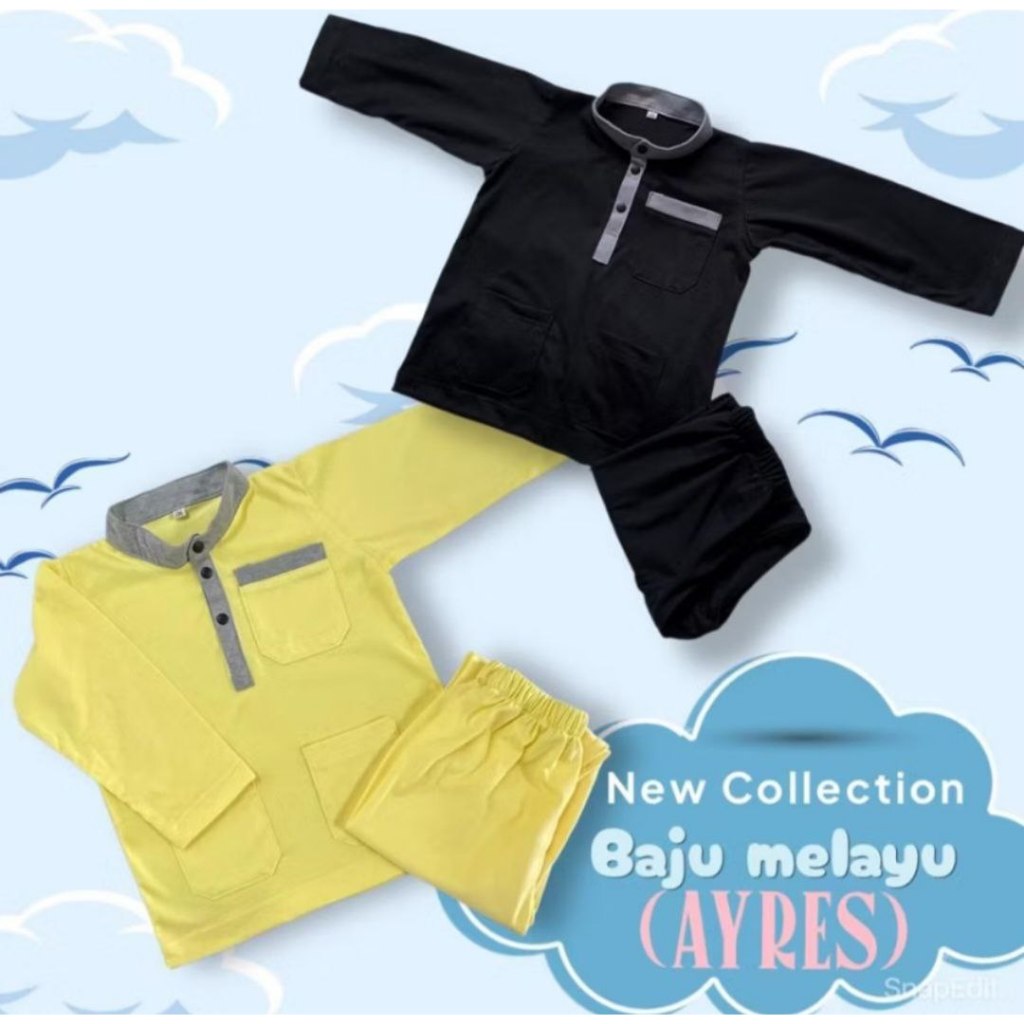 AR Babyshop AYERS MALAY CLOTHES + OUTER) (สี MATERIAL)
