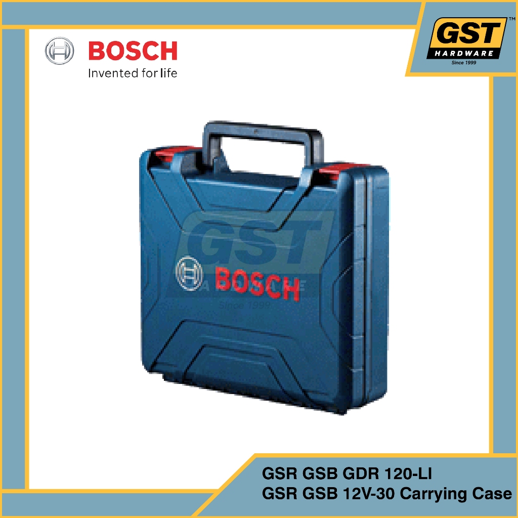 กล่องกระเป๋าถือ Bosch สําหรับไดรเวอร์สว่านไร้สาย 12V GSR-120LI / GSB120-LI / GDR120-LI กล่องเครื่องม