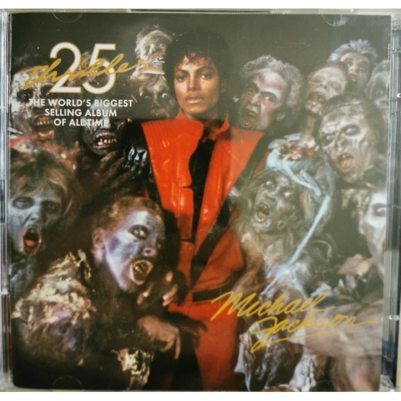 Michael Jackson: Thriller CD+DVD Gold Disc (ฉบับครบรอบ 25 ปี)(MJJ/SONY MUSIC/BMG 1982-2008)Made In E