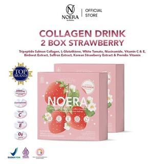 (NEW) NOERA COLLAGEN DRINK- BPOM strawberry and peach Flavor COLLAGEN DRINK