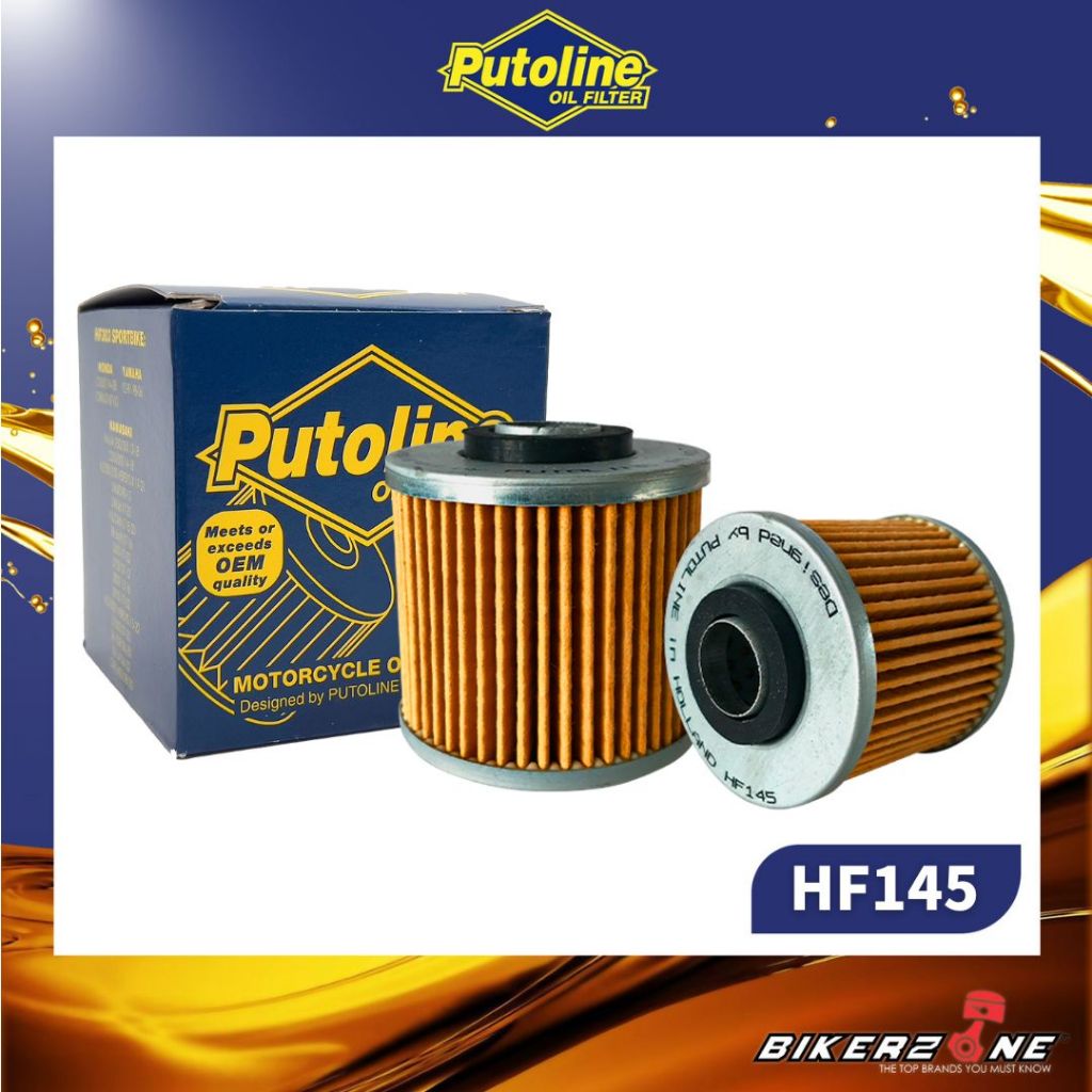 กรองน้ํามันเครื่อง PUTOLINE สําหรับรถจักรยานยนต์ BENELLI EMPERIAL 400 (HF145)