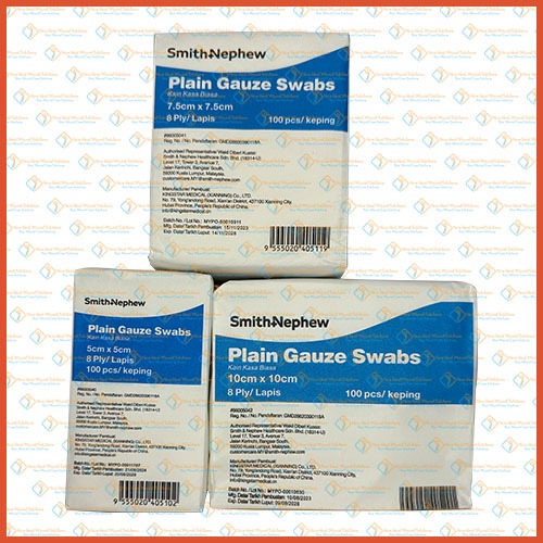 ไม้กวาดผ้ากอซธรรมดา Smith & Nephew 8 ชั้น 100s