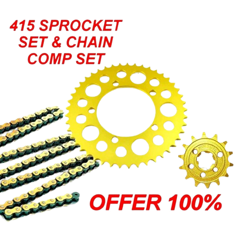 415 HBG - 132L SRL115 SRL115ZR SRL115Z SPROCKET SET NTN 100% YB3L YTZ5 YTZ5S YB5L YTX7A YB3 6300 RKM