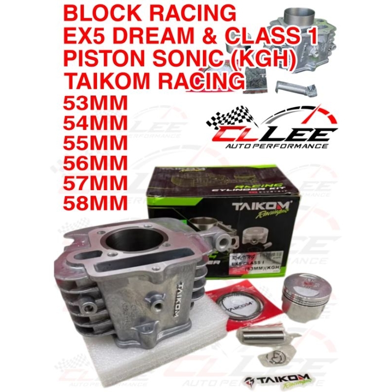 TAIKOM RACING BLOCK SET HONDA EX5 DREAM/CLASS 1