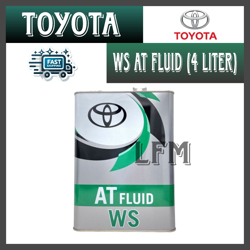 Toyota WS (4 ลิตร) AT Fluid WS Gear Oil - Toyota Vios, Altis, Camry, Alphard, Hilux, Harrier, Estima