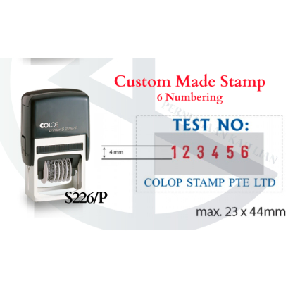 S-226/P Coop CUSTOM STAMP CHOP