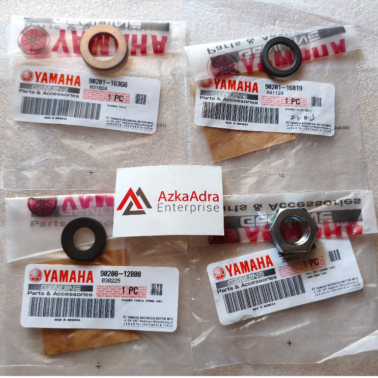 YAMAHA NVX 155 NUT WASHER สําหรับ PULLEY CLUTCH 90201-16819 / 90201-163G6 / 90208-12808 / 90170-1280