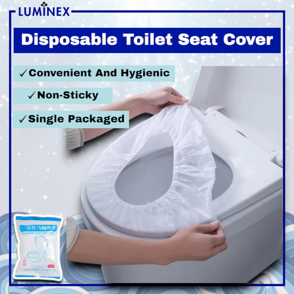 [1 ชิ้น]TOILET ฝาครอบที่นั่ง Travel Disposable One Time ใช้ฝารองนั่งชักโครก Camping ห้องน้ําแบบพกพาฝาครอบห้องน้ํา