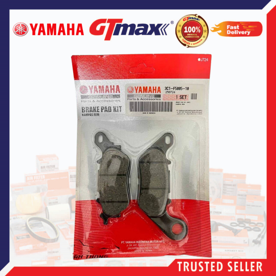 LC135 V1-V7/ Y16ZR/ EGOS/ FZ150 ผ้าเบรคหน้า DEPAN DIJAMIN YAMAHA - 3C1-F5805-10