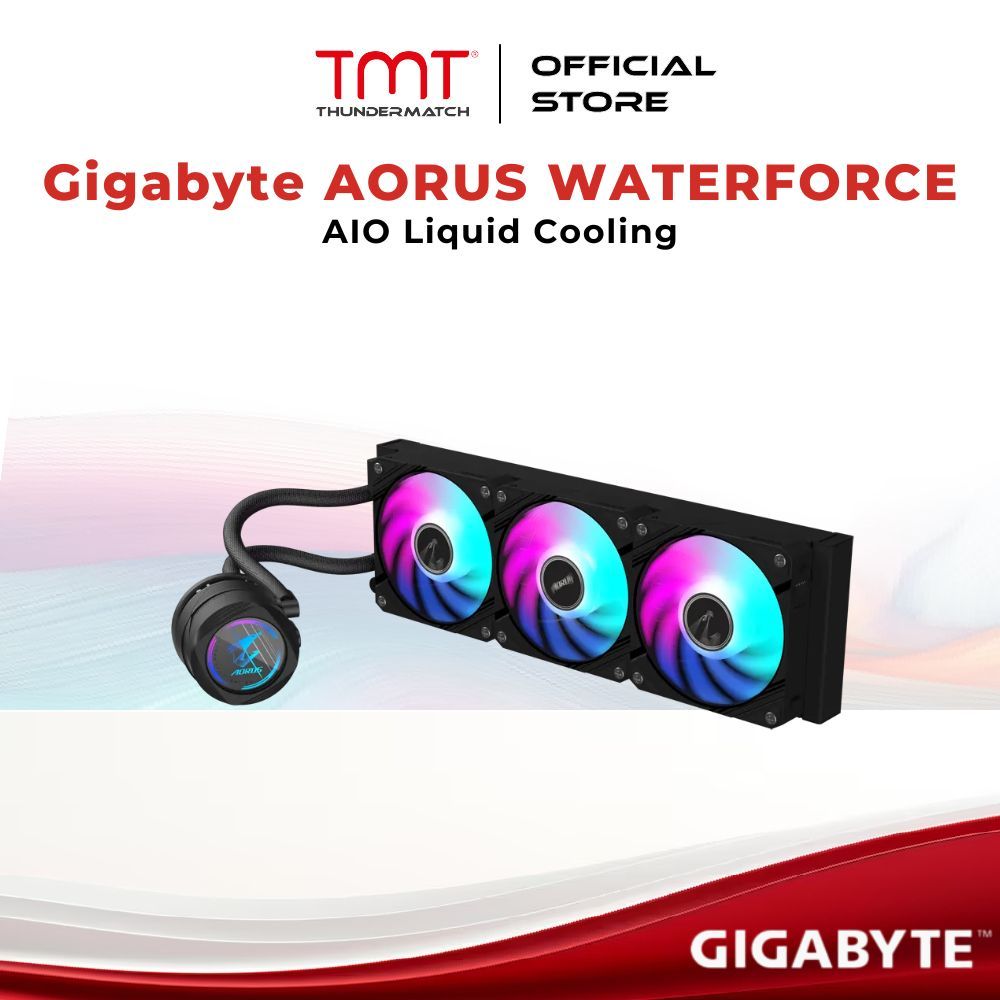 TMT Gigabyte AORUS WATERFORCE II / WATERFORCE X II 360 ARGB AIO CPU Liquid Cooler