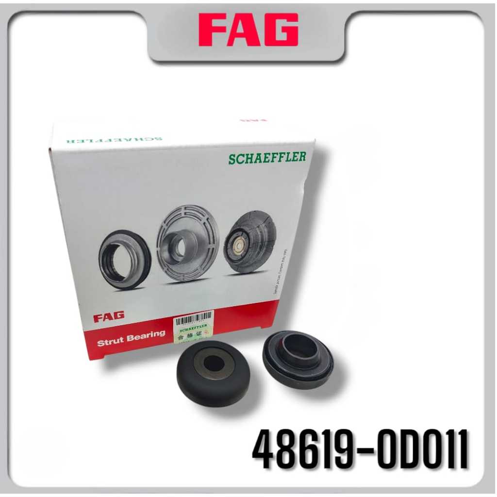 48619-OD011 - T/Y VIOS ABSORBER MOUNTING BEARING (FRONT) 1BOX-2PCS 51726-SFA-005