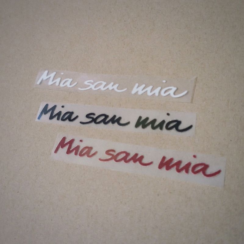 (PATCH SAHAJA) MIA SAM MIA COLLAR PATCH BAYERN