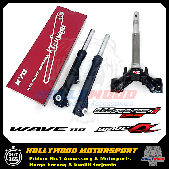 WAVE110 WAVE125i WAVE ALPHA KYB KAYABA FRONT FORK / T-FORK + STEERING CONE