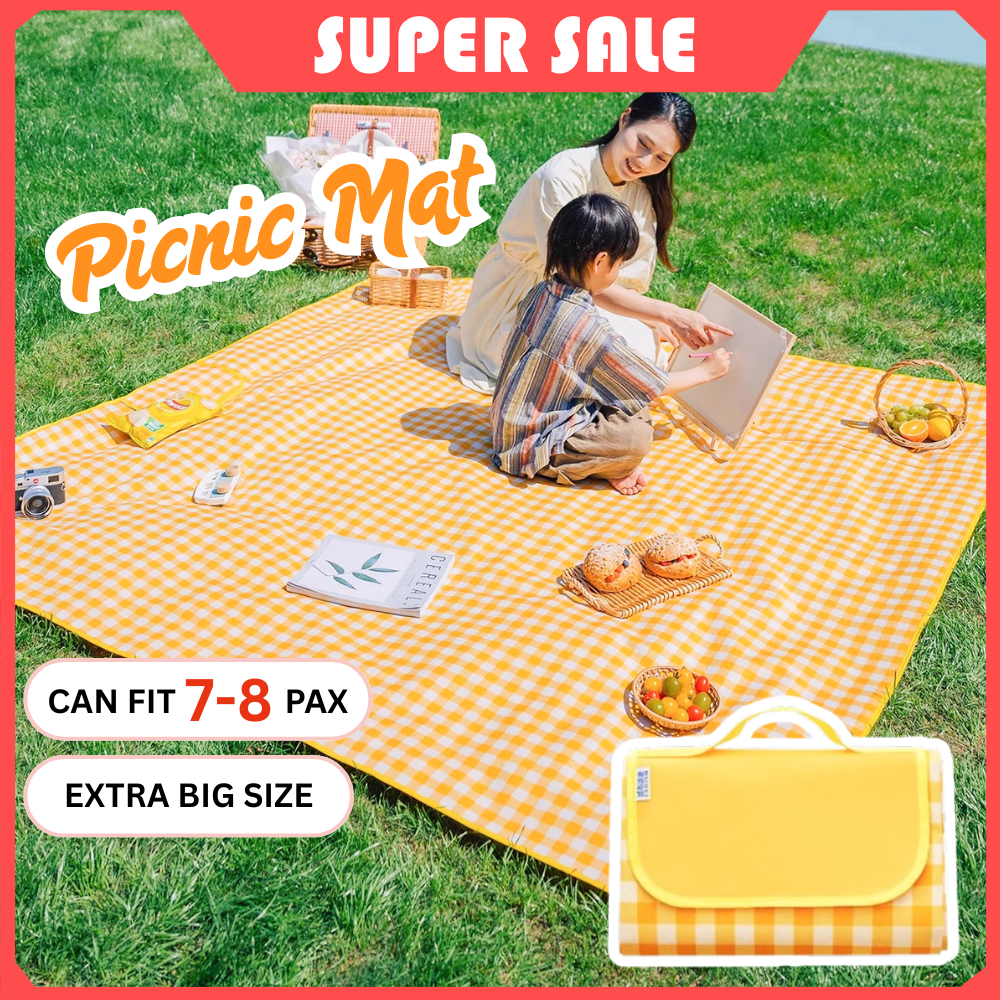 Camping Mat 200x300 ซม. 4 ขนาด Camping Picnic Mat Camping Mat กันน้ําพับได้