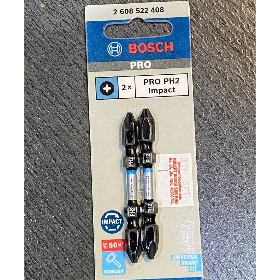BOSCH IMPACT BIT PH2 X 65MM (2 ชิ้น)
