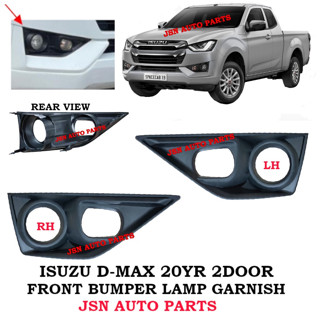 J123S04 BUMPER หมอกโคมไฟ GARNISH ISUZU D-MAX 20YR RG01 (2 ประตู) 4X4
