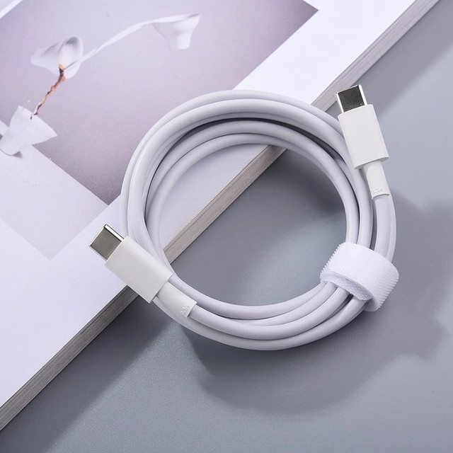 Huawei 65W Matebook 13 14 15 Pro Type C ถึง USB C Cable 1.8Meter