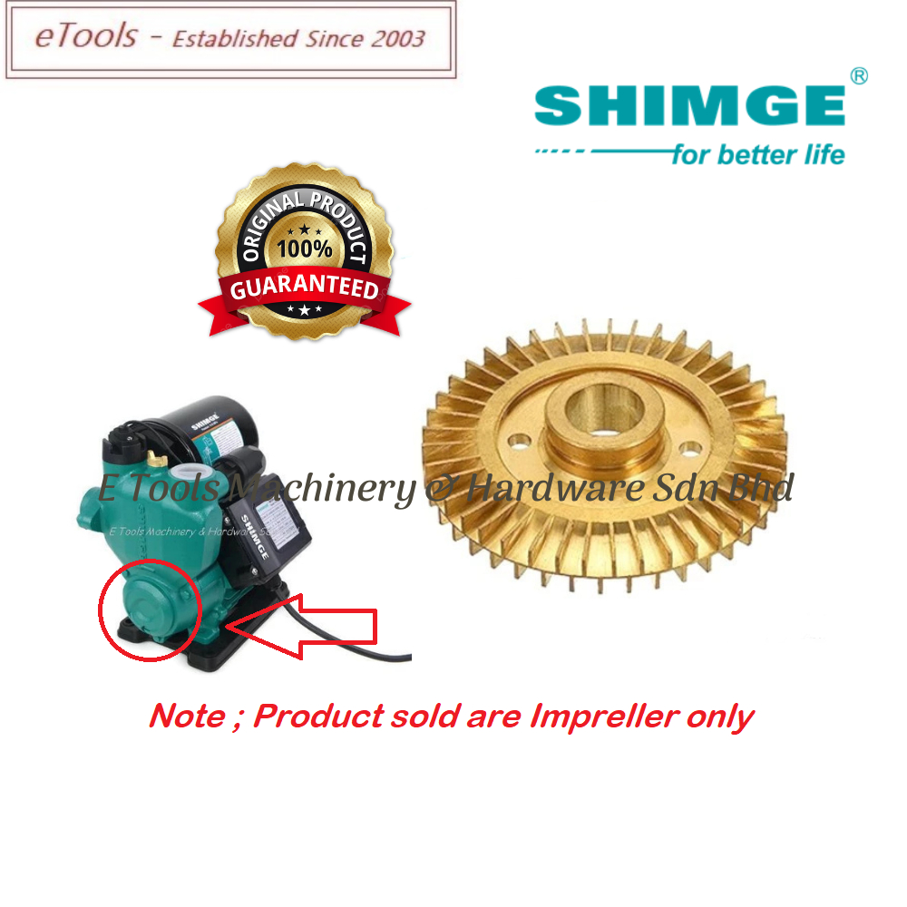 SHIMGE ใบพัดสําหรับ SHIMGE PW125Z/F PW250Z/F PW370Z/F PW550Z/F PW750Z/F