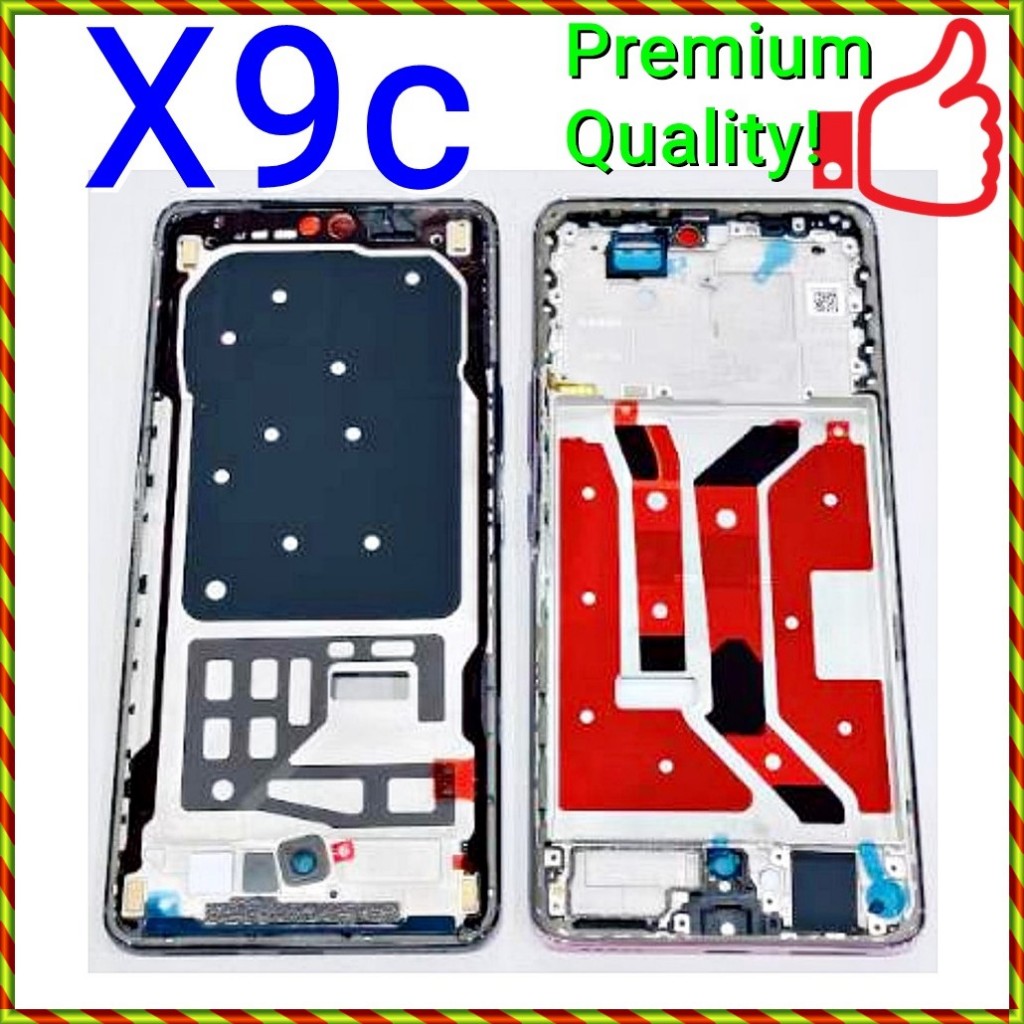 (2 สี) ใหม่กรอบด้านข้างกลางแผ่น LCD Bezel Center Board HOUSING สําหรับ Honor X9c 5G / BRP-NX1