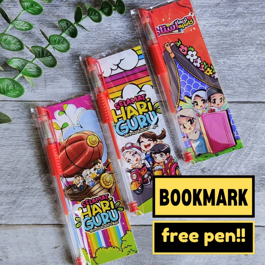 2026 HADIAH HARI GURU ที่คั่นหนังสือ Hari Guru Hadiah Hari Guru Bajet วันครู Hadiah