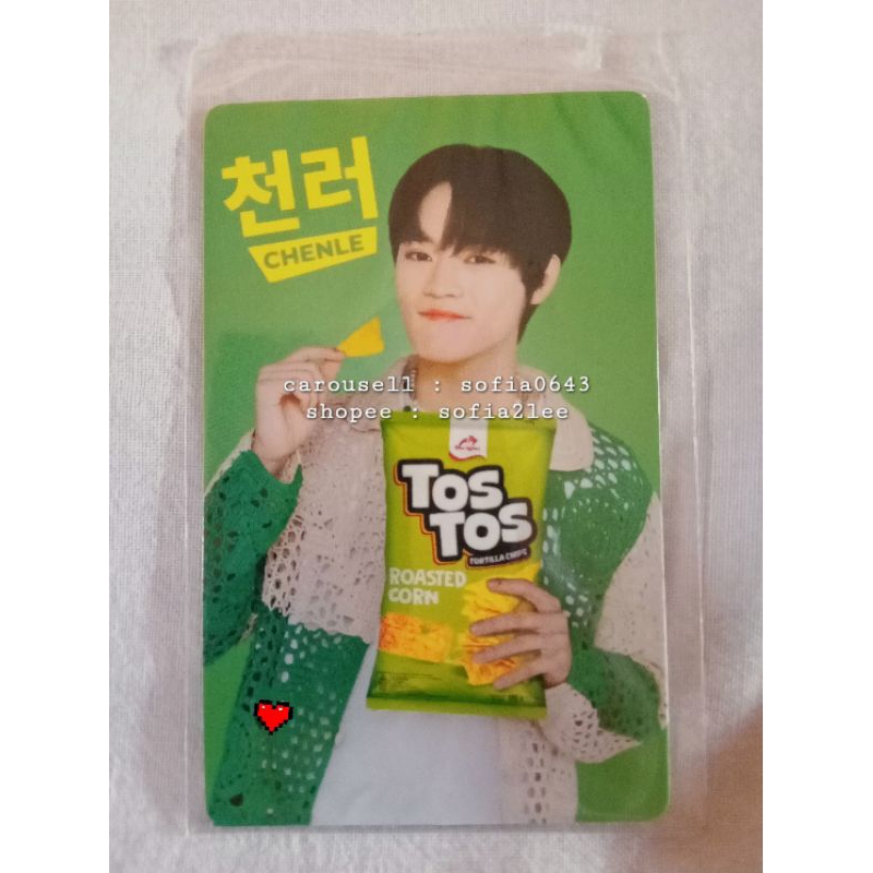 NCT DREAM X TOS TOS CHENLE PHOTOCARD