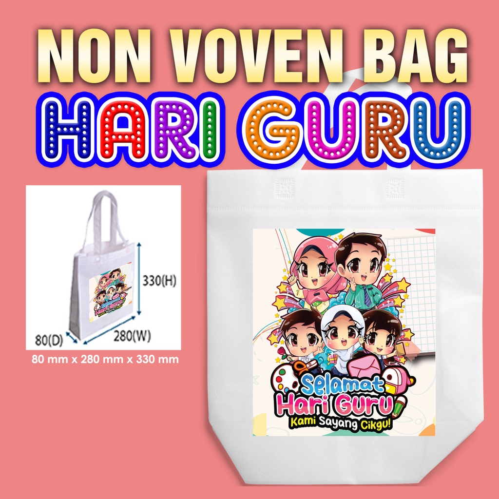 NON VOVEN BAG TEACHERS DAY HADITH TEACHERS DAY