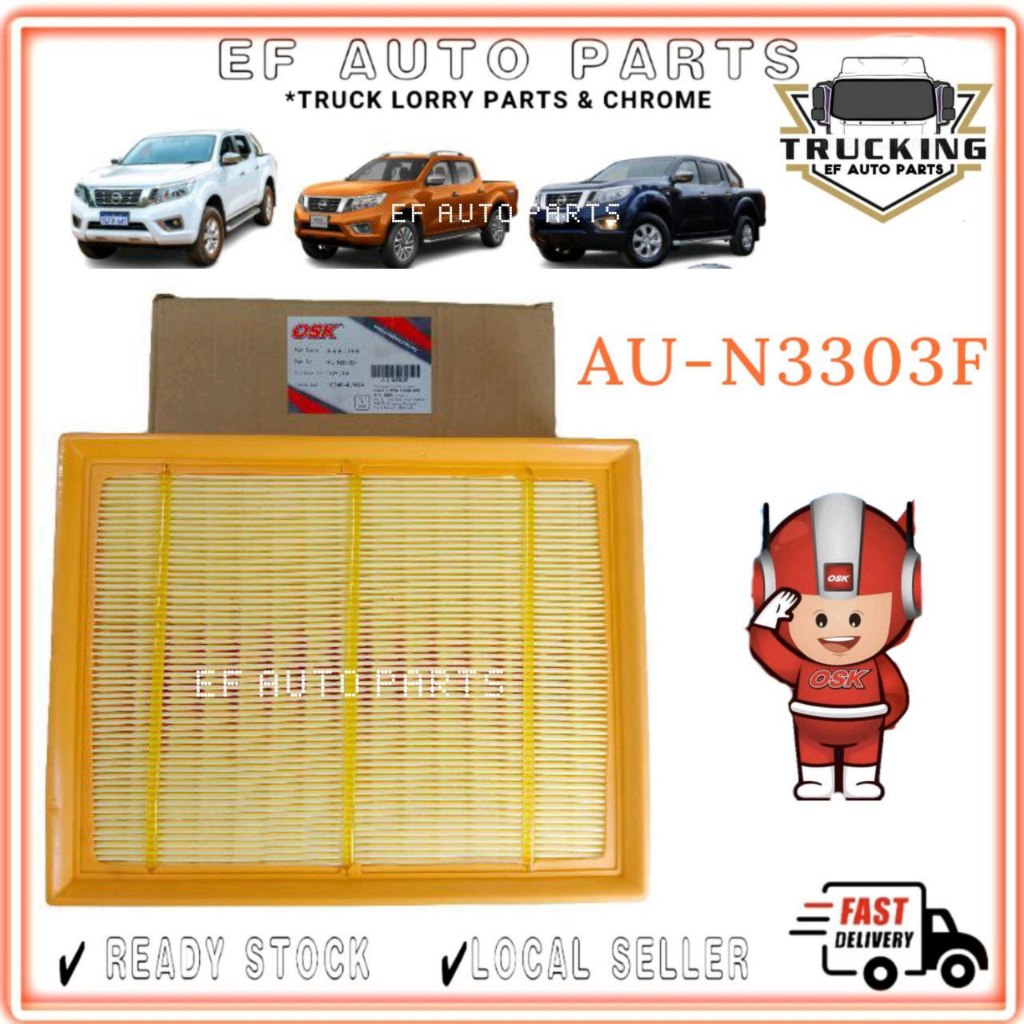 OSK AU-N3303F AIR FILTER NISSAN NAVARA D23 NP300 16546-4JM1A