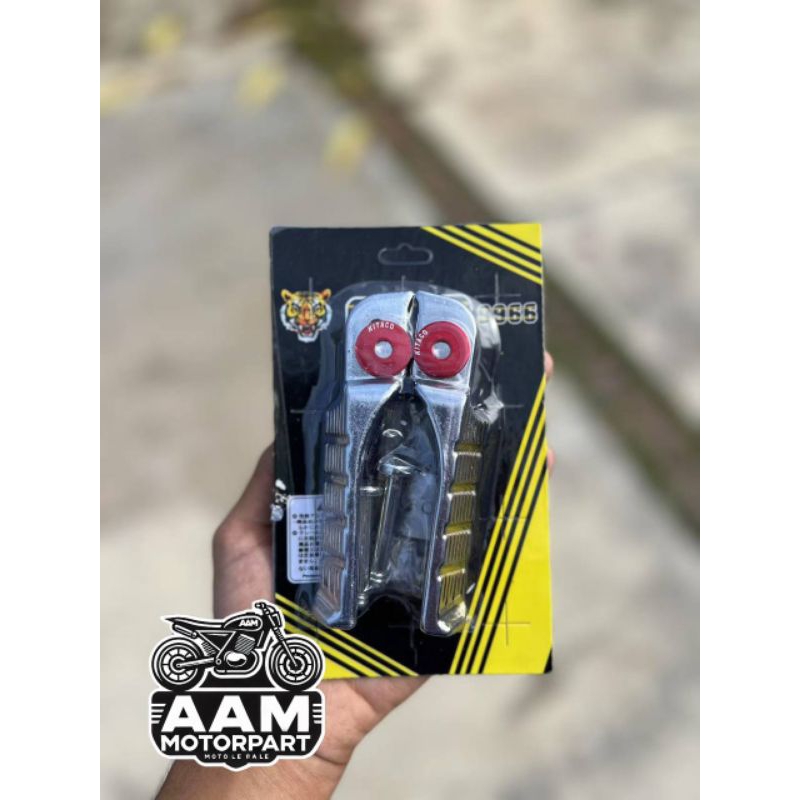 Kitako Yamaha LC135 Y15ZR Y16ZR พักเท้าเวียดนาม KITACOAluminum พักเท้าลาย Salaya ฟรีเครื่องซักผ้าสีแ