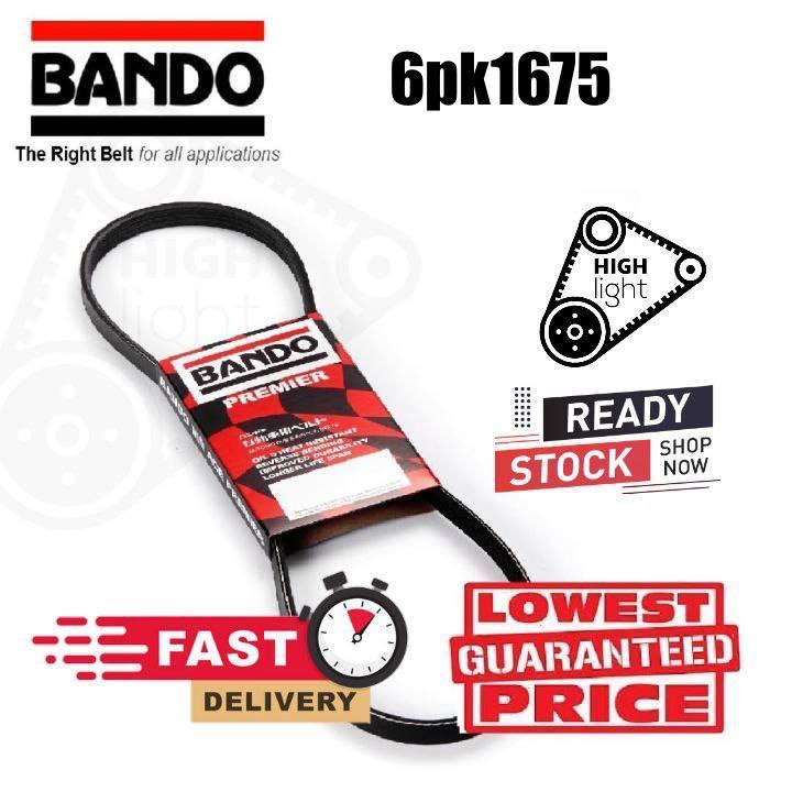 6PK1675 Bando Fan Belt Kereta - Proton Saga BLM Exora CPS Gen2 Persona 6PK 1675
