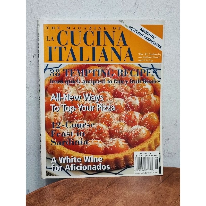 (ENG) THE MAGAZINE OF LA CUCINA ITALIANA - สิงหาคม 2002