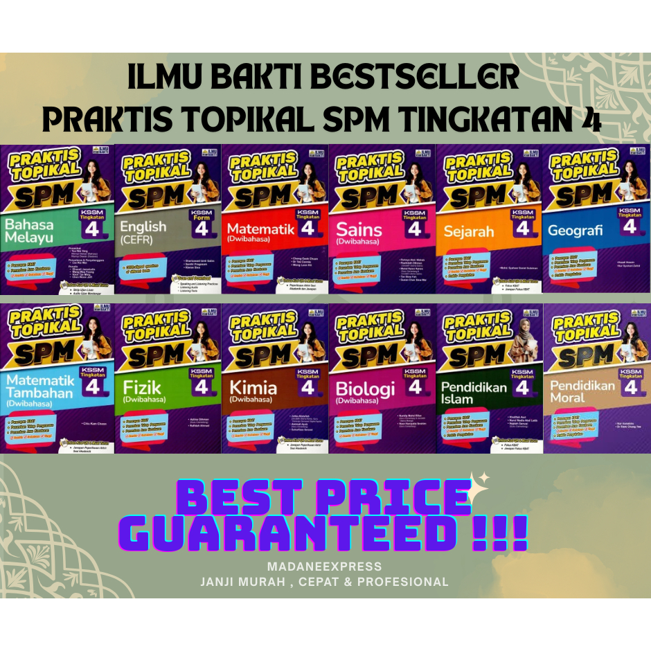 [XPRESS] ขายดีที่สุด BAKTI SCIENCE: PRACTICAL TOPICAL SPM LEVEL 4 & 5 KSSM