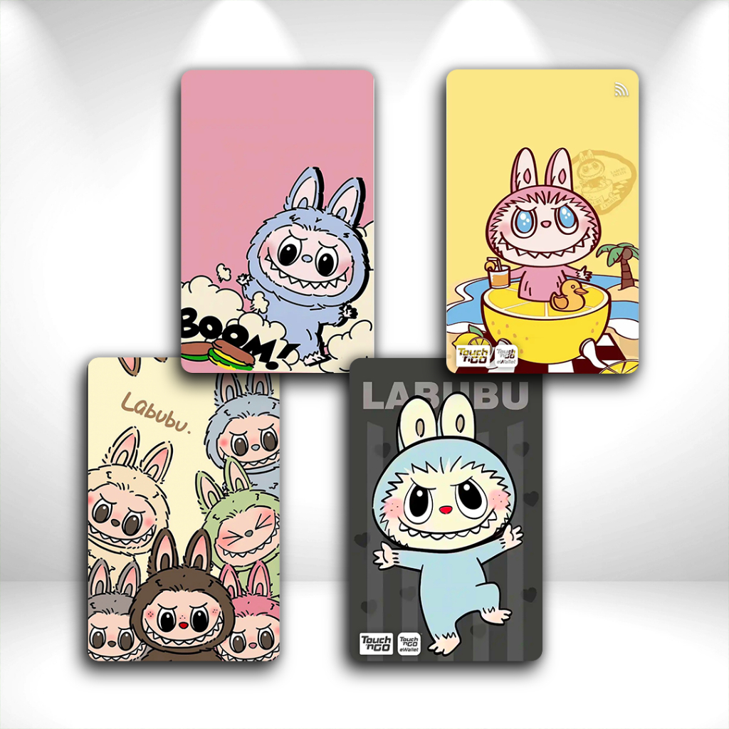 Labubu - สติ๊กเกอร์ TNG สติ๊กเกอร์ NFC Card Skincard Liverpool โดย Sticko Animation Touch n Go