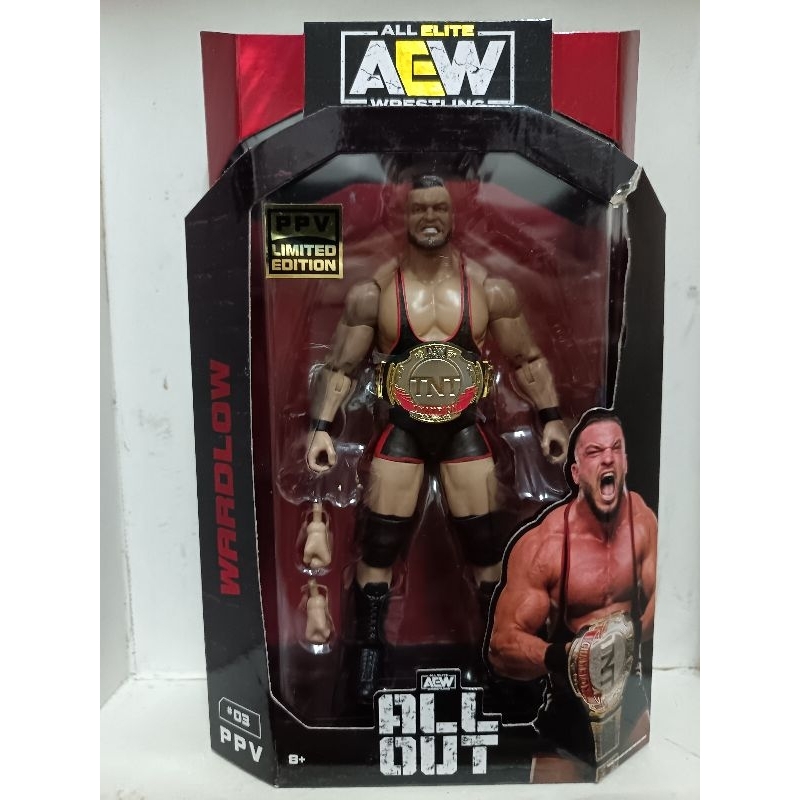 (กล่องความเสียหาย) Jazwares AEW Wardlow Wrestling Action Figure