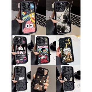 HUAWEI HONOR 90 LITE 200 200 LITE 200 PRO X6 X8 X6B X7C 200 SMART X8B X8C X9B X9C SMART การ์ตูนสีดํา