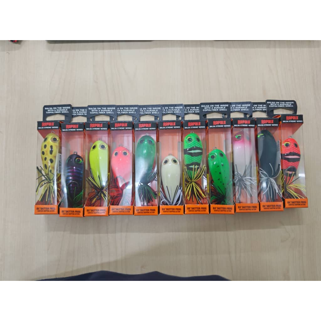 RAPALA BX Skitter กบ BXSF-5 พื้นผิวข้าม Balsa Xtreme Jumpfrog Lure เหยื่อ
