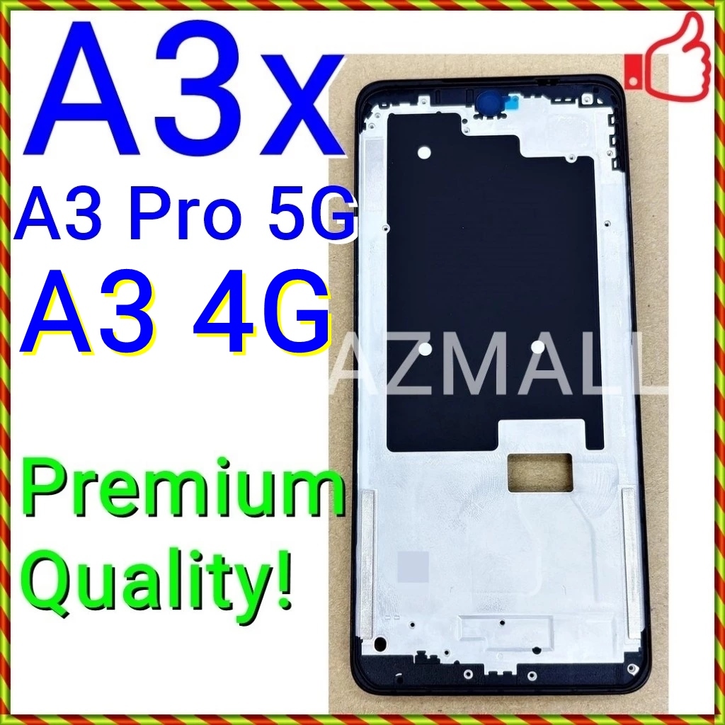 ใหม่แผ่นกรอบกลาง LCD Bezel Center Board HOUSING Oppo A3 Pro 5G A3x / CPH2641 CPH2683 CPH2669