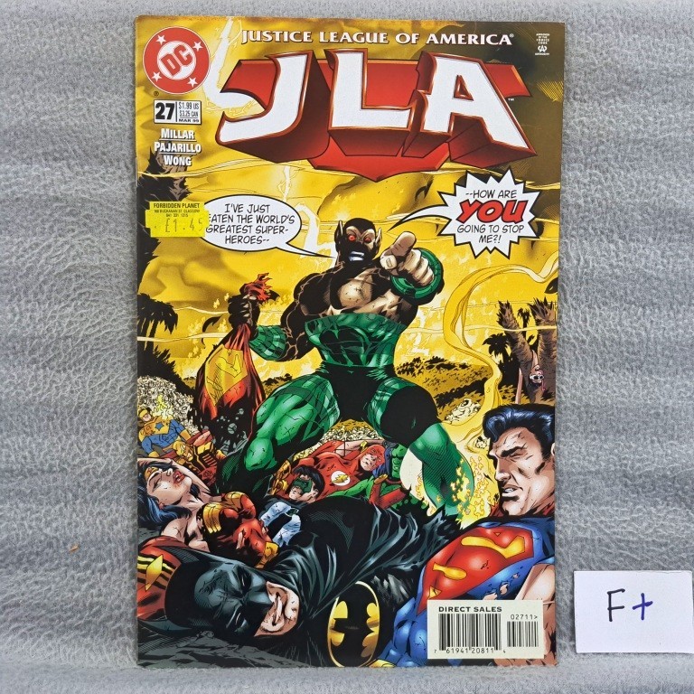JLA 27 (DC Comics) Mark Millar, Mark Pajarillo