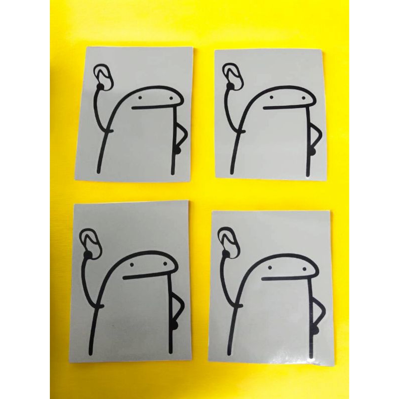 สติ๊กเกอร์ flork meme/สติ๊กเกอร์ kereta/moto/แล็ปท็อป