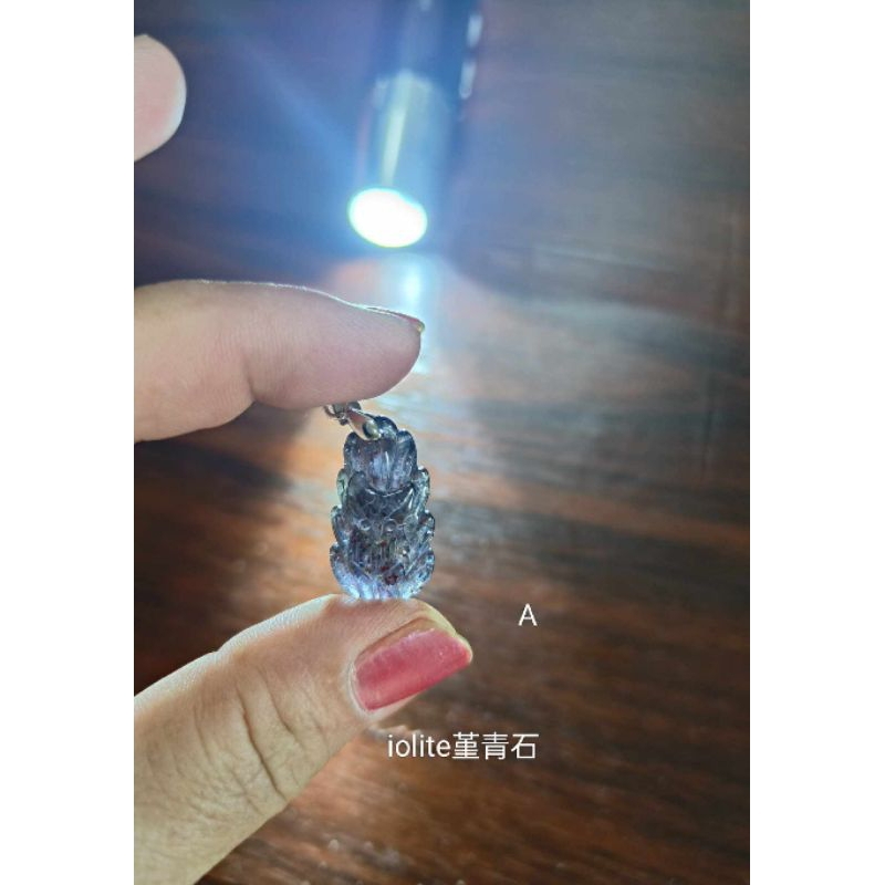 Iolite จี้จิ้งจอกเก้าหางจี้ fox