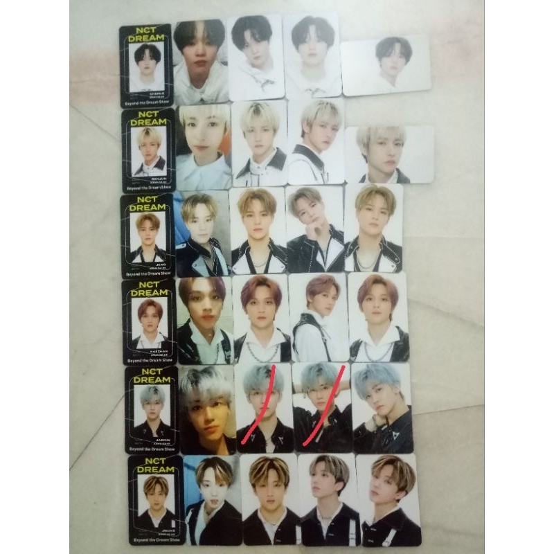 NCT DREAM beyond the dream show อัลบั้ม unบัตรโฟโต้การ์ดอย่างเป็นทางการ