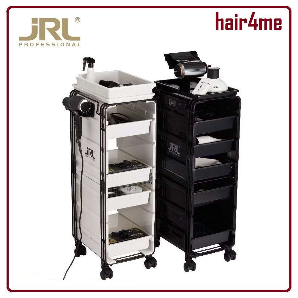 JRL Professional Salon Hair Trolley (สีดํา/ขาว)