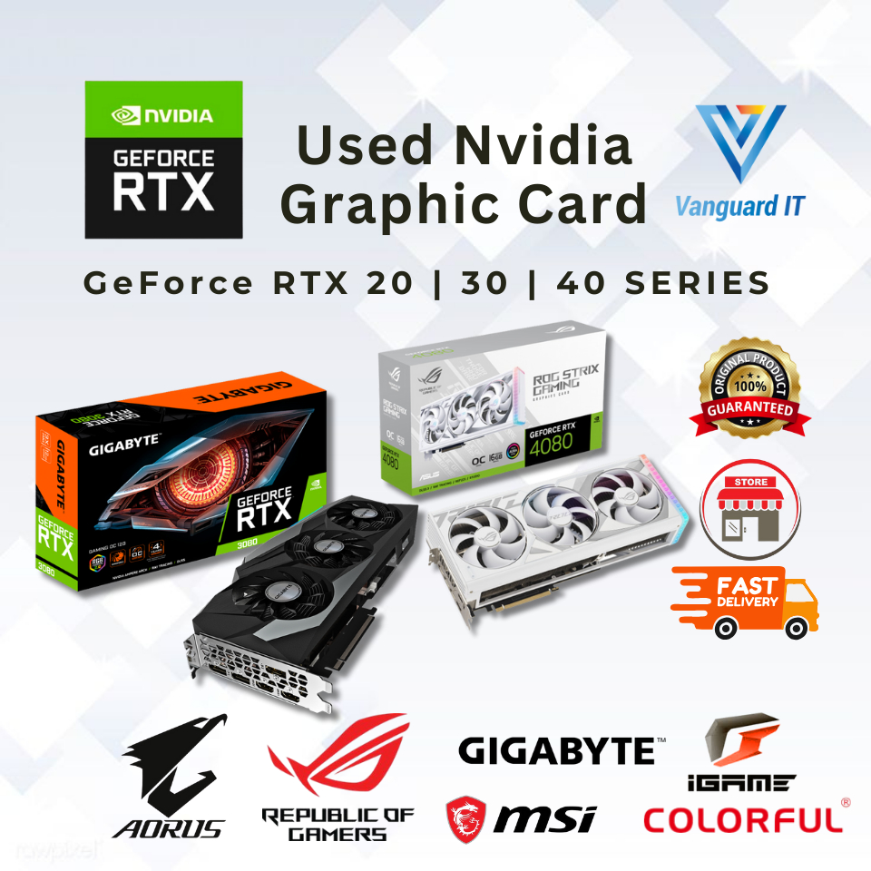 NVIDIA กราฟิกการ์ดที่ใช้ร่วมกัน (GPU) GTX1060 1660S RTX 2060S 2070S 3060 3060TI 3070 3070TI 4060