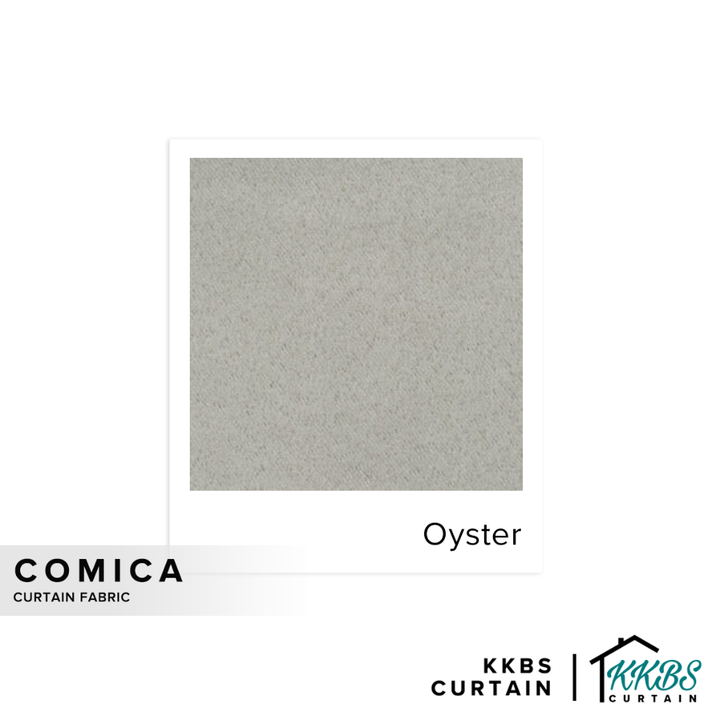 KKBS CURTAIN Comica Fabric Cut by Meter - Oyster (126")