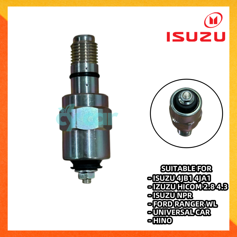ISUZU D-MAX NPR HICOM 4JB1 4JA1 FORD RANGER WL HICOM HINO SHUT OFF VALVE / FUEL PUMP SWITCH 12V / 24